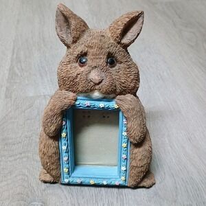 Small Brown Bunny Rabbit Frame Heavy Easter